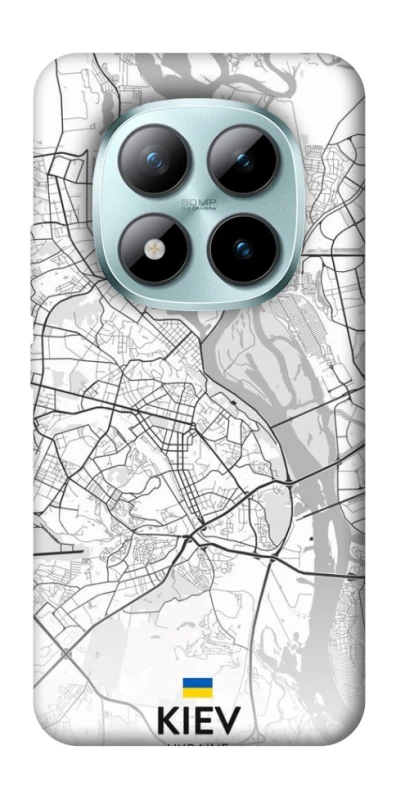 Чохол на Xiaomi Redmi Note 15 Pro+ 5G Kiev white map фото 1 з 1