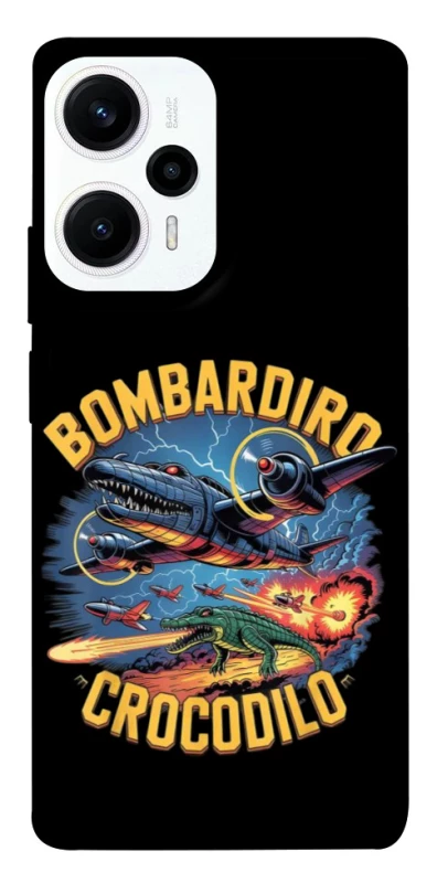 Чохол на Xiaomi Poco F5 / Note 12 Turbo Bombardino Crocodilo v2 фото 1 з 1