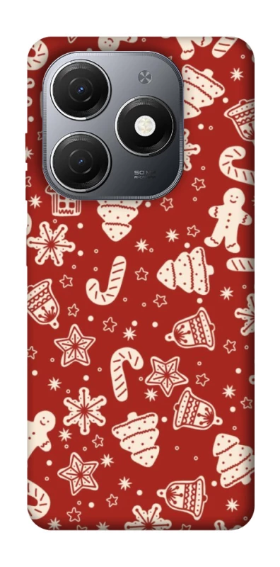 Чехол на TECNO Spark 20 Новогодний v3 фото 1 из 1