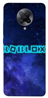 Чохол на Xiaomi Redmi K30 Pro / Poco F2 Pro Roblox Space Logo Blue фото 1 з 1