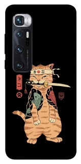 Чехол на Xiaomi Mi 10 Ultra Кот-самурай фото 1 из 1
