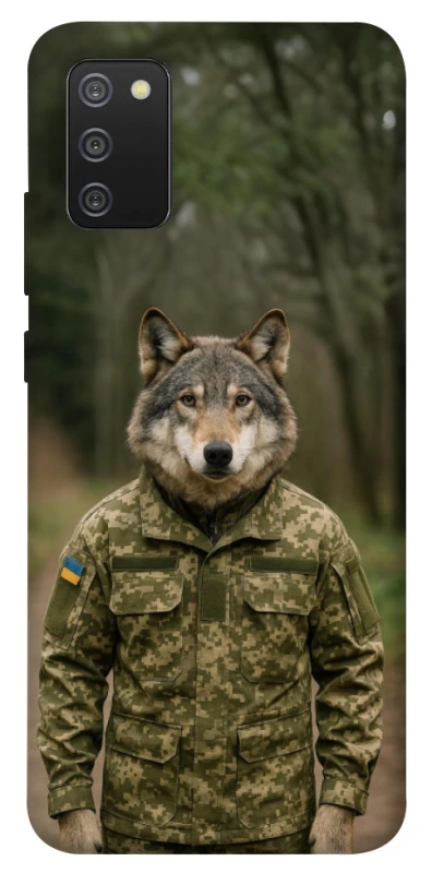 Чохол на Samsung Galaxy A02s Вовк захисник фото 1 з 1