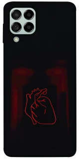 Чехол на Samsung Galaxy M53 5G Красное сердце фото 1 из 1
