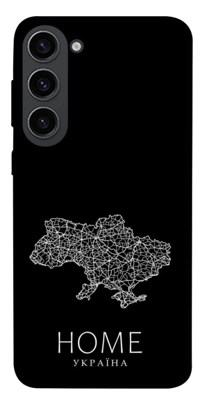 Чохол на Samsung Galaxy S23 Ukraine black map фото 1 з 1