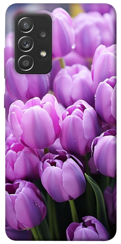 Чехол на Samsung Galaxy A52 4G / A52 5G Фиолетовые тюльпаны фото 1 из 1