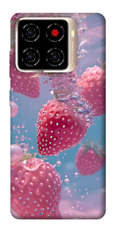 Чохол на ZTE Blade A56 Полуниця в воді фото 1 з 1