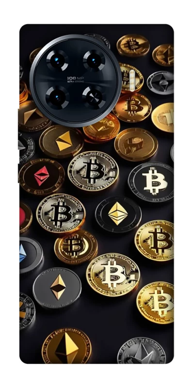 Чехол на TECNO Spark 20 Pro+ Many coins фото 1 из 1