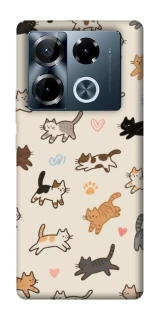 Чохол на Infinix Note 40 Pro 4G Cat style ver.2 фото 1 з 1