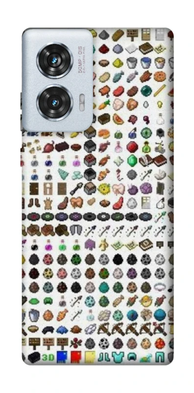 Чохол на Motorola Edge 50 Fusion Minecraft v2 фото 1 з 1