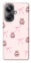 Чехол на Realme 10 Pro+ Pink bows and Labubus фото 1 из 1