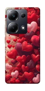 Чохол на Xiaomi Poco M6 Pro 4G Many hearts фото 1 з 1