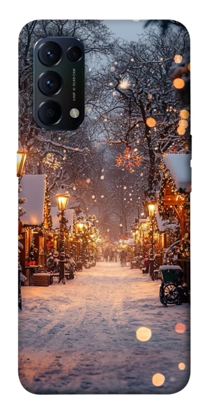 Чохол на Oppo Reno 5 4G Новорічний v50 фото 1 з 1