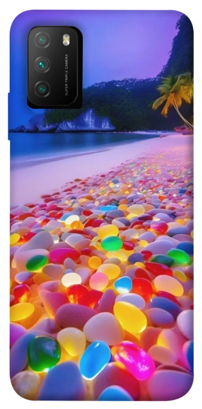 Чехол на Xiaomi Poco M3 Светящиеся камни на берегу фото 1 из 1