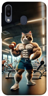 Чехол на Samsung Galaxy M20 Качок кот фото 1 из 1