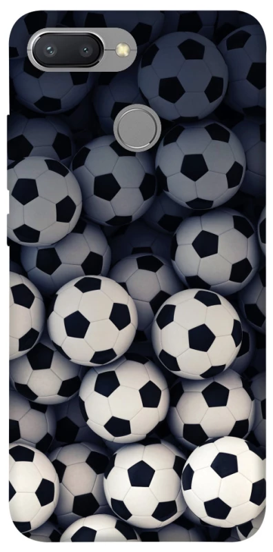 Чохол на Xiaomi Redmi 6 Футбольні м'ячи фото 1 з 1