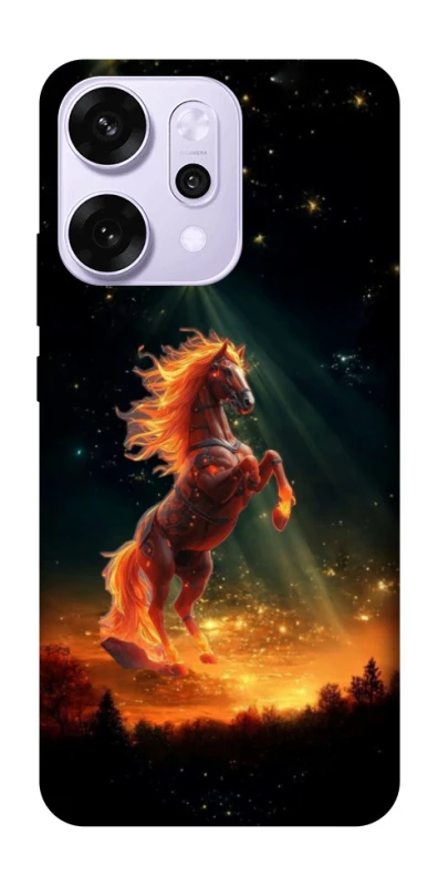 Чохол на Oppo Reno 14 Pro Red Fire Horse ver.2 фото 1 з 1