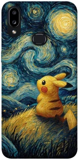 Чехол на Samsung Galaxy A10s Pikachu and Van Gogh фото 1 из 1