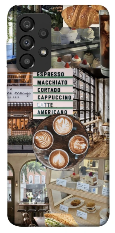 Чохол на Samsung Galaxy A33 5G Coffee collage ver.5 фото 1 з 1