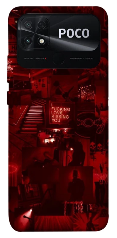 Чохол на Xiaomi Poco C40 Love collage ver.5 фото 1 з 1