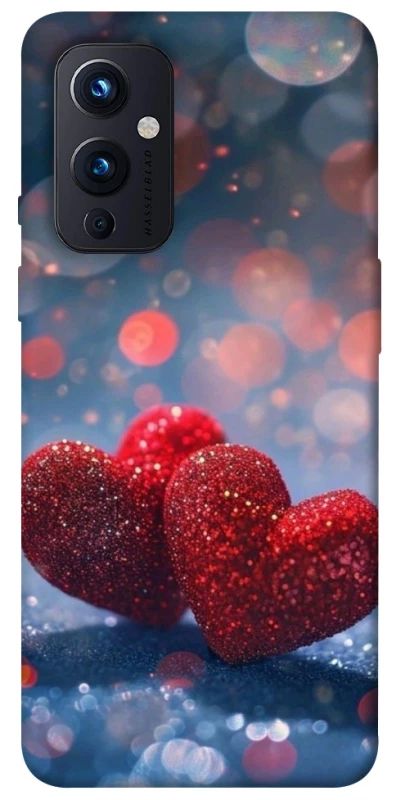 Чехол на OnePlus 9 Red hearts фото 1 из 1
