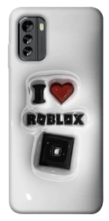 Чехол на Nokia G60 I love Roblox фото 1 из 1