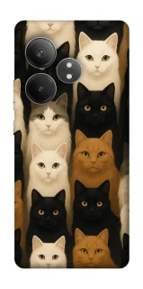Чехол на Realme GT Neo 6 SE Colorful Cat Collage фото 1 Чехол на Realme GT Neo 6 SE Colorful Cat Collage фото 1 из 1