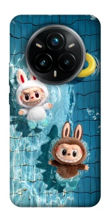 Чохол на Realme 14 Pro+ Labubu in the pool фото 1 з 1