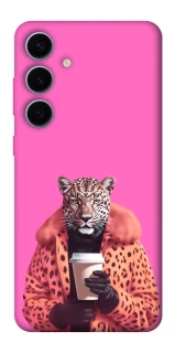 Чехол на Samsung Galaxy S25+ Леопард с кофе фото 1 из 1