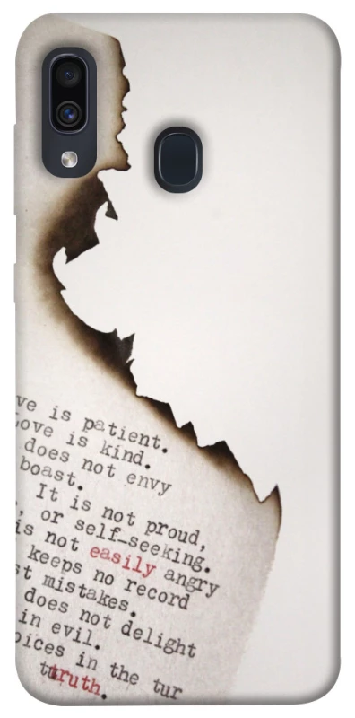 Чохол на Samsung Galaxy A20 / A30 Вірші фото 1 з 1