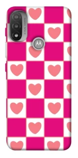Чохол на Motorola Moto E20 Chess heart фото 1 з 1