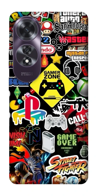 Чехол на Oppo A60 Gamer Zone фото 1 из 1