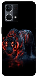Чохол на Oppo Reno 7 4G fire tiger фото 1 з 1