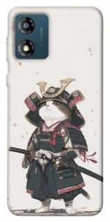 Чохол на Motorola Moto E13 Samurai Cat Warrior фото 1 з 1