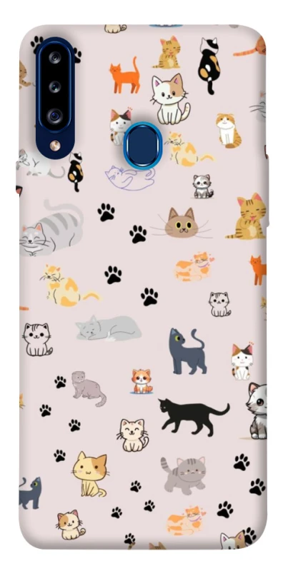 Чохол на Samsung Galaxy A20s Cat style ver.1 фото 1 з 1