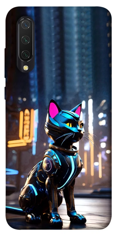 Чехол на Xiaomi Mi CC9 / Mi 9 Lite Cyber cat фото 1 из 1