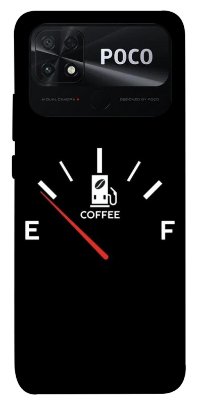 Чохол на Xiaomi Poco C40 Сoffee speedometer фото 1 з 1