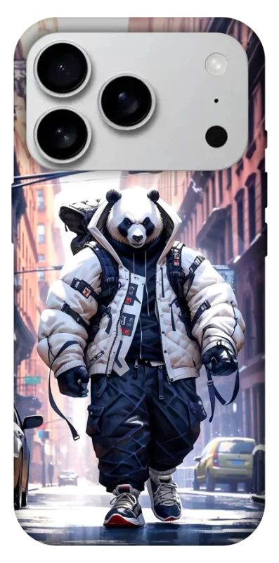 Чехол на Apple iPhone 17 Pro Max (6.9") Панда курьер фото 1 из 1