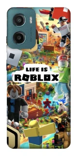 Чехол на Motorola Moto G06 Life is Roblox фото 1 из 1