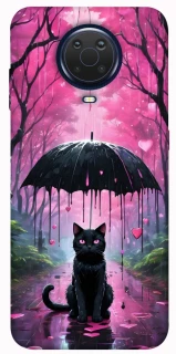 Чохол на Nokia G20 / G10 / 6.3 Black cat фото 1 з 1