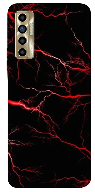 Чохол на TECNO Camon 17P Червона молнія фото 1 з 1