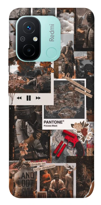 Чохол на Xiaomi Redmi 12C / Poco C55 PUBG Collage фото 1 з 1