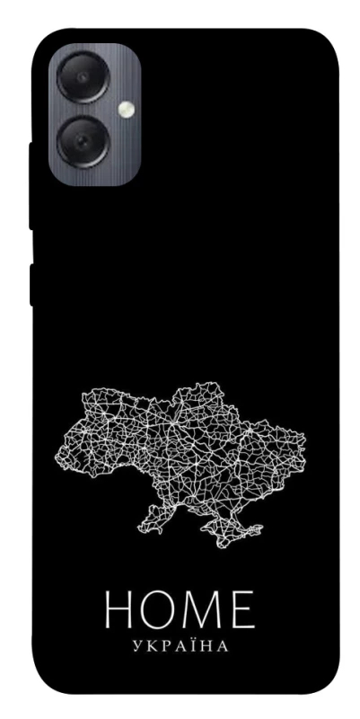 Чохол на Samsung Galaxy A05 Ukraine black map фото 1 з 1