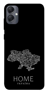 Чехол на Samsung Galaxy A05 Ukraine black map фото 1 из 1