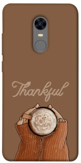 Чохол на Xiaomi Redmi 5 Plus / Redmi Note 5 (Single Camera) Thankful coffee фото 1 з 1