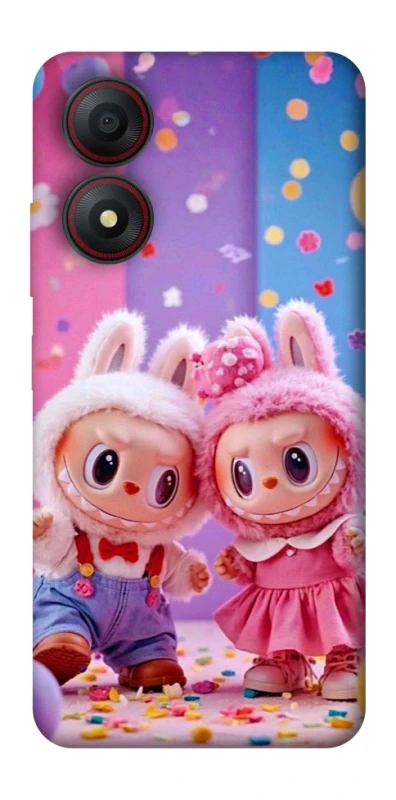 Чохол на ZTE Blade A34 4G Labubu twins ver.3 фото 1 з 1