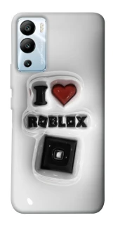 Чехол на Infinix Hot 12i I love Roblox фото 1 из 1