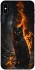 Чехол на Apple iPhone X (5.8") Огненный кот фото 1 из 1