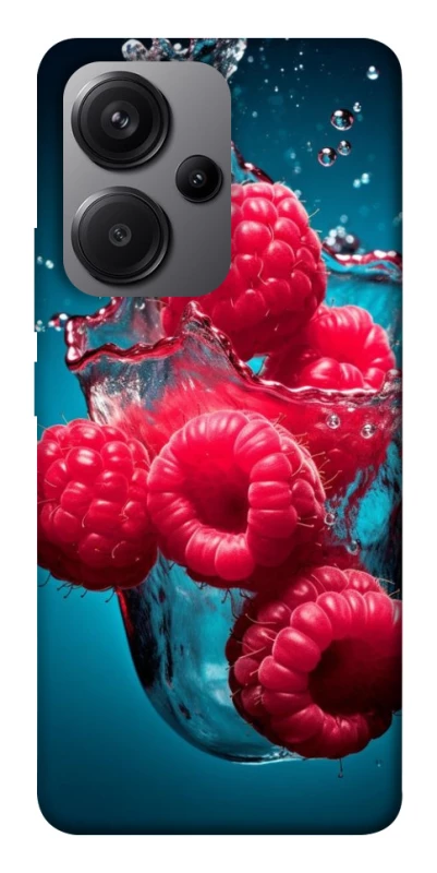 Чехол на Xiaomi Redmi Note 13 Pro+ Малинка в воде фото 1 из 1
