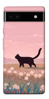 Чохол на Google Pixel 6a cat on a field фото 1 з 1