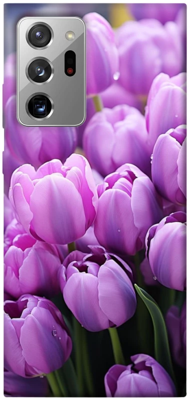 Чехол на Samsung Galaxy Note 20 Ultra Фиолетовые тюльпаны фото 1 из 1